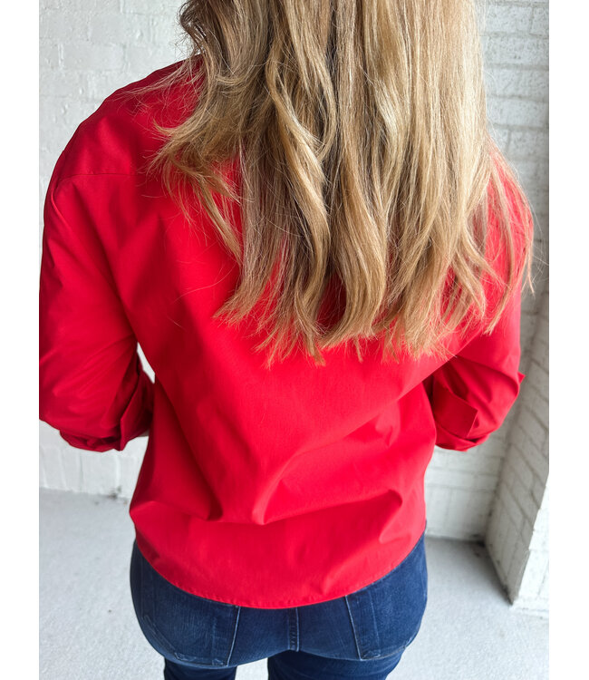 RALLY BUTTON DOWN TOP