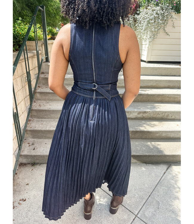 DENIM VEST DRESS
