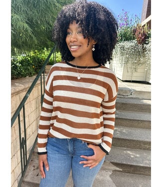 AURELIA STRIPE PULLOVER