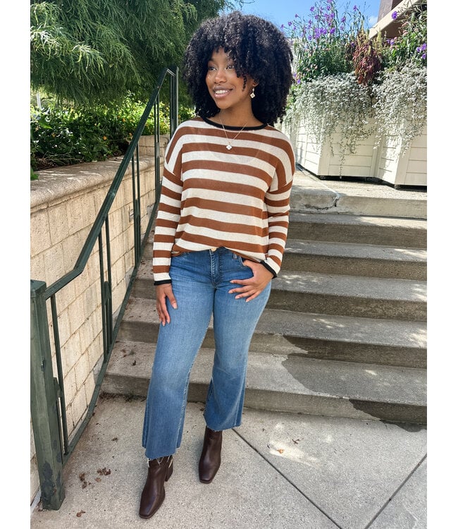 AURELIA STRIPE PULLOVER