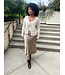 MIDI SATIN SKIRT