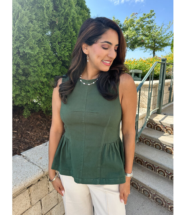 JOE PEPLUM TOP