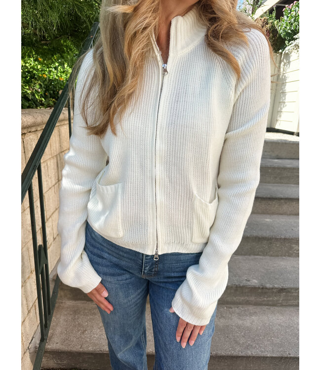 2 WAY ZIP SWEATER