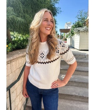 FIRESIDE NORDIC SWEATER