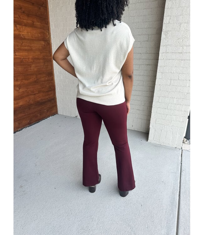 PONTE LONG FLARE PANT