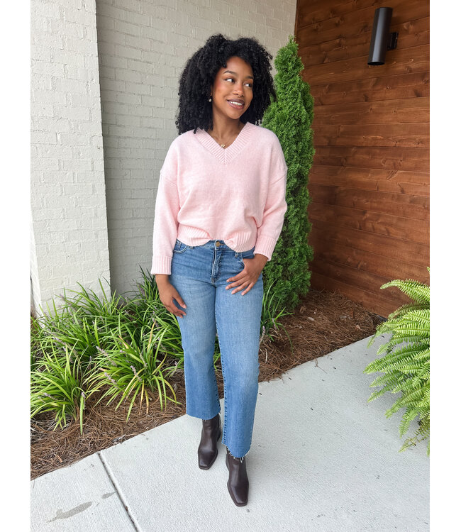 THE COZY V SWEATER