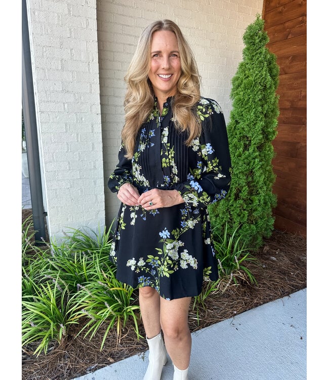 MARIE PLEATED DRESS