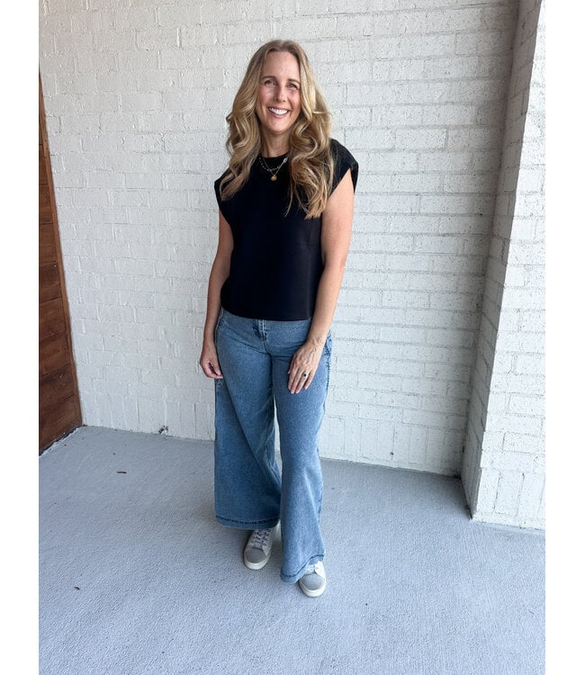 STRETCH DENIM TROUSER