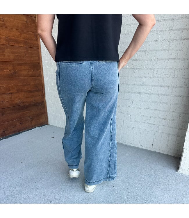 STRETCH DENIM TROUSER