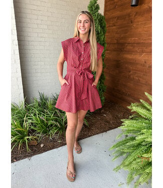 HELEN WAIST TIE DRESS