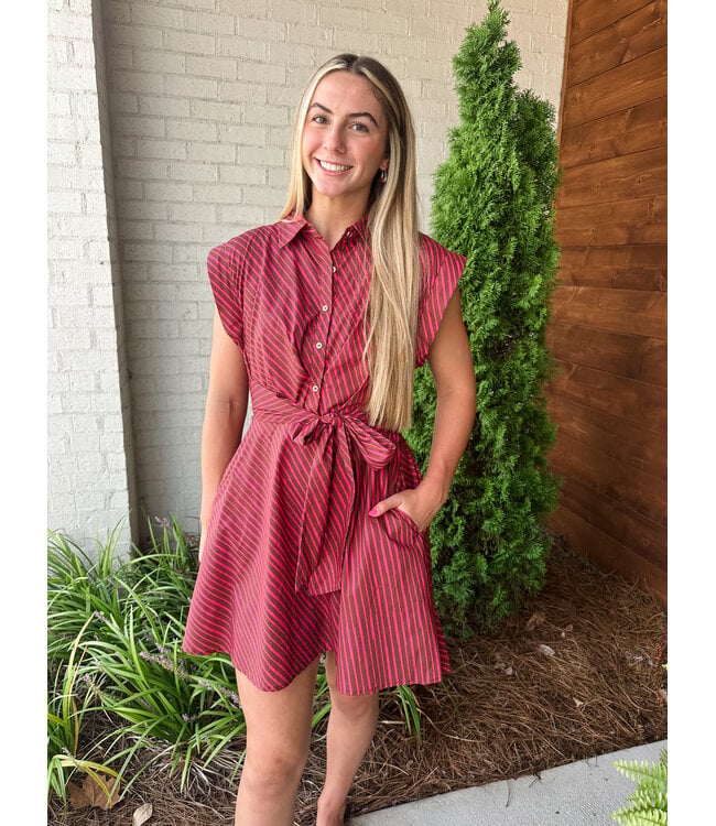 HELEN WAIST TIE DRESS