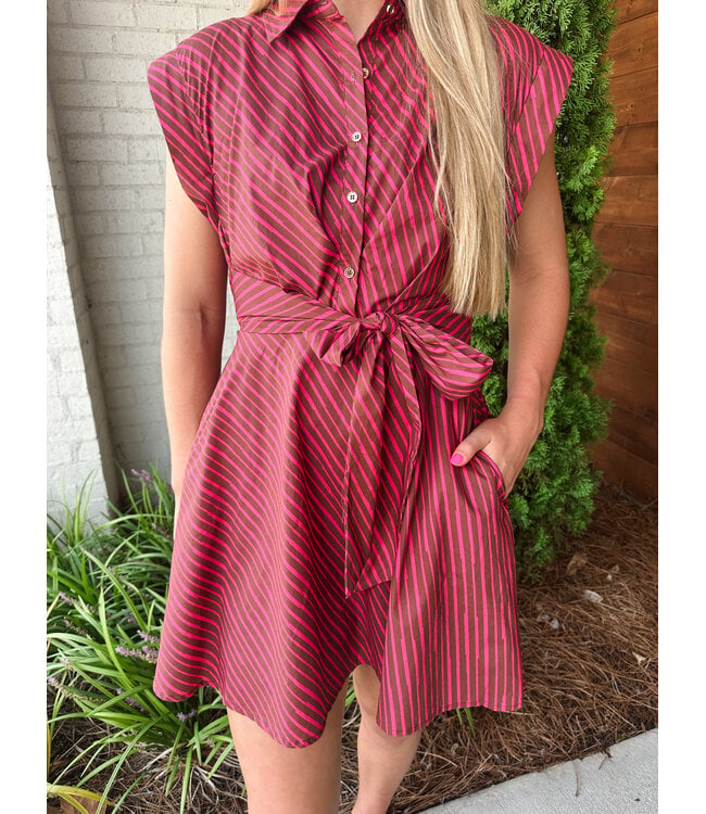 HELEN WAIST TIE DRESS