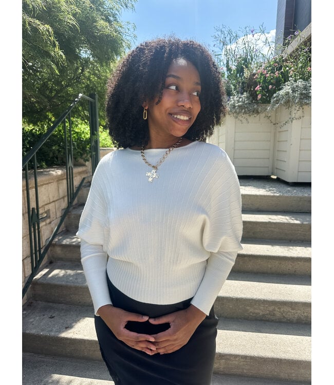 VAL VERTICAL SWEATER