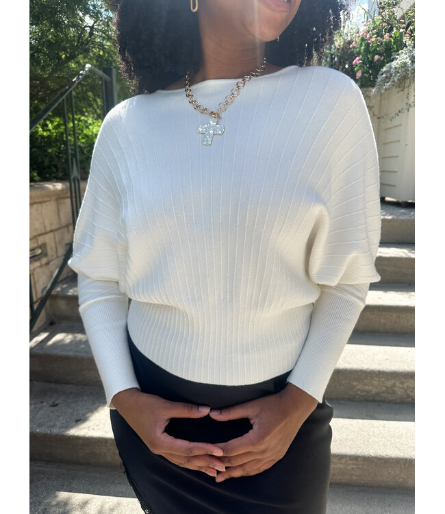 VAL VERTICAL SWEATER
