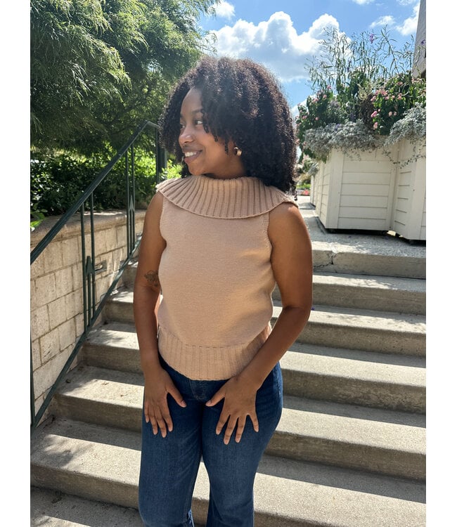 OPEN BACK SWEATER