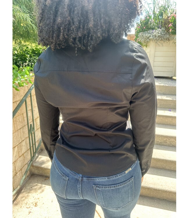 POPLIN STRETCH TOP