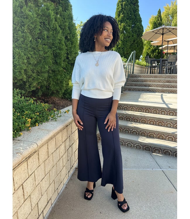HIGH WAIST PONTE PANT