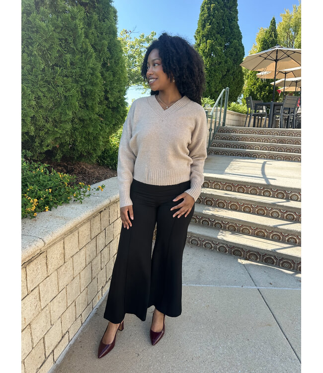 HIGH WAIST PONTE PANT