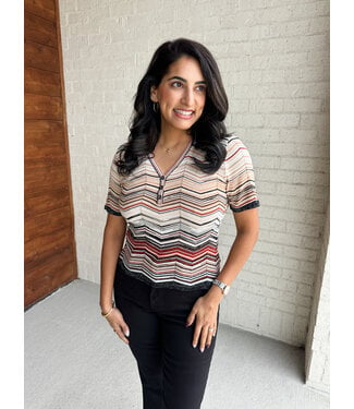 CHEVRON BUTTON TOP