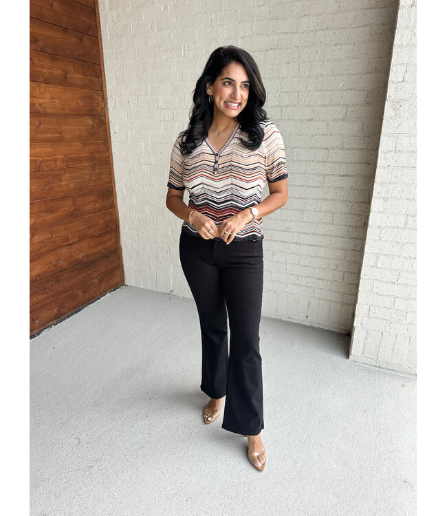 CHEVRON BUTTON TOP