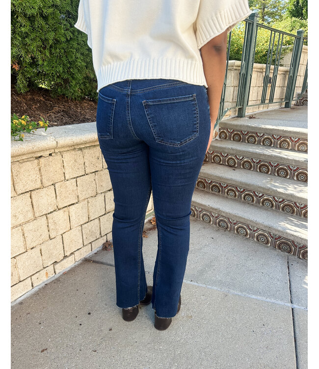 KELLY INSET LEG DENIM