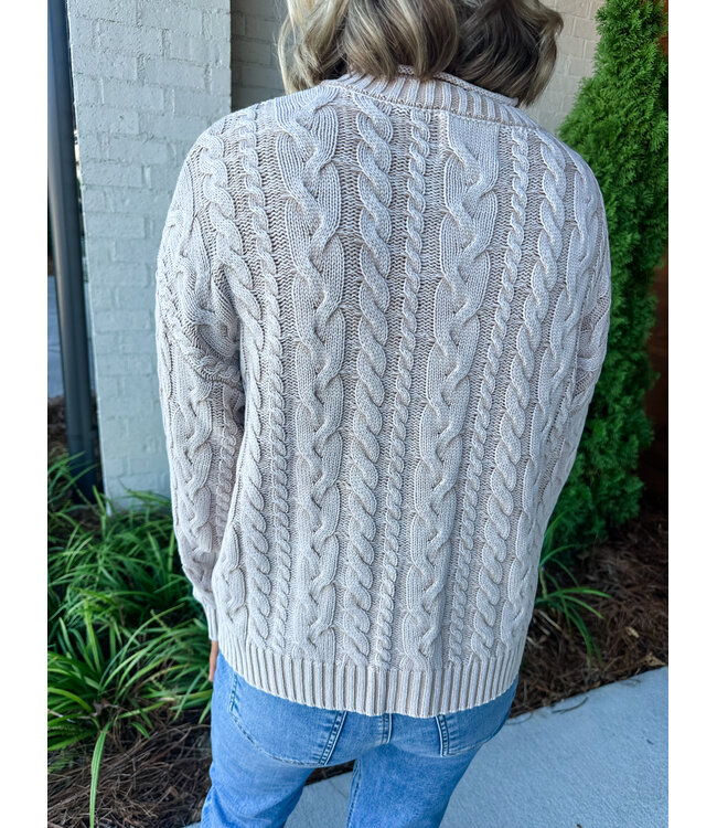 WASHED CABLE CARDY