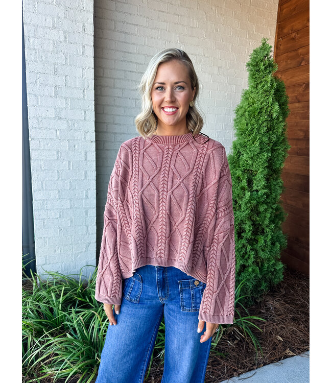 NOLAN CABLE SWEATER