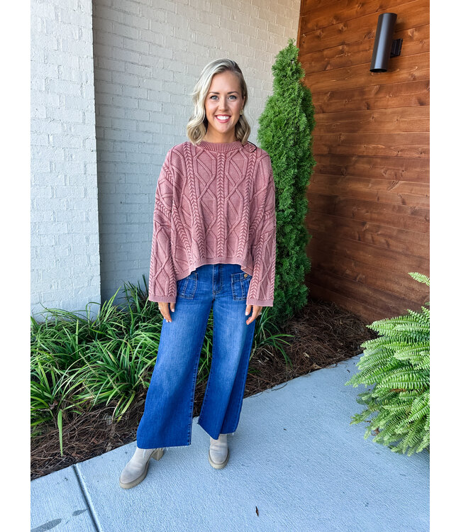 NOLAN CABLE SWEATER