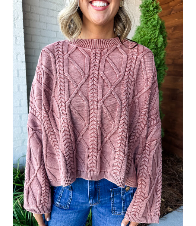 NOLAN CABLE SWEATER
