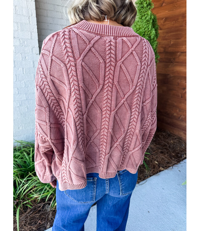 NOLAN CABLE SWEATER