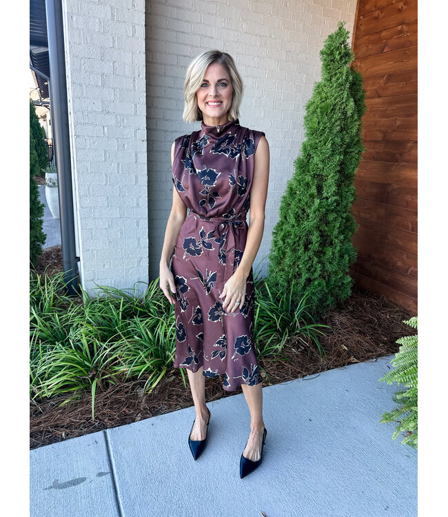 CARBA COWL DRESS