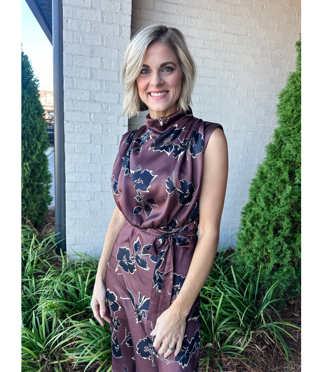 CARBA COWL DRESS