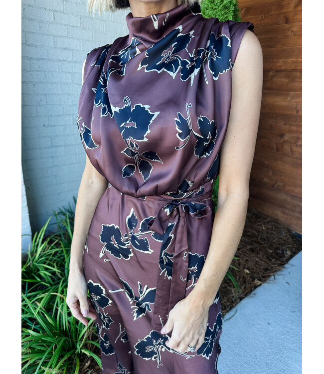 CARBA COWL DRESS