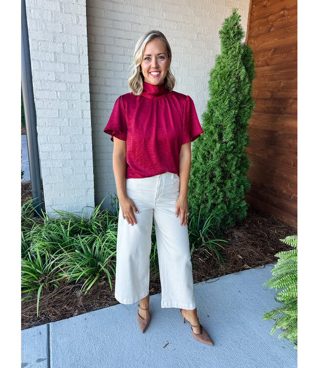 IKAR FLUTTER BLOUSE