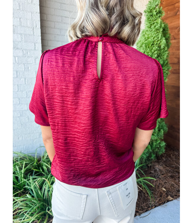 IKAR FLUTTER BLOUSE