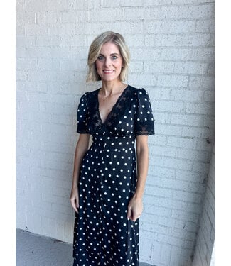POLKA LACE MIDI