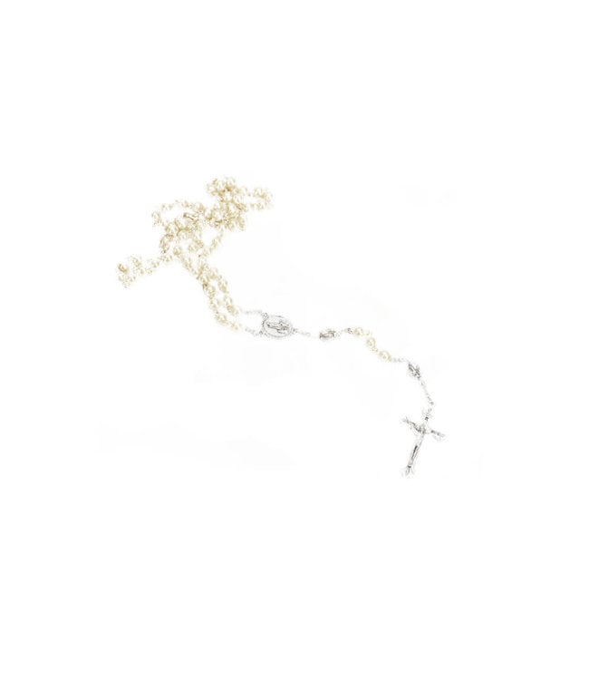 Pearl finish Rosary - Our Lady of Fatima