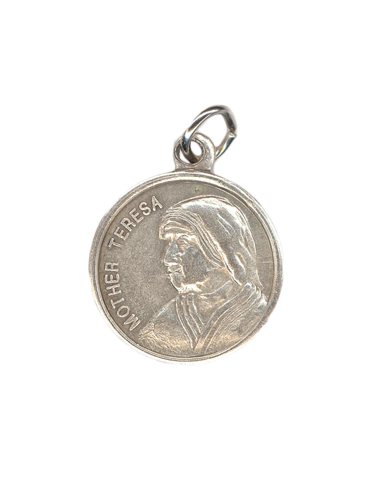 GTBITALY Médaille Santa Rita Ovale Argent - Lot De 10 Médailles Religieuses 22mm Avec Anneau - Fabriqué En Italie