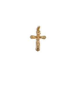 Gold cross with corpus, 10k