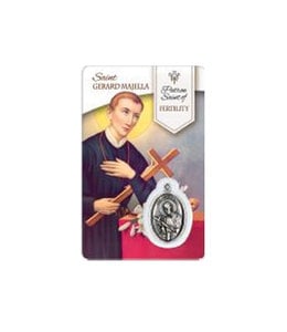 Medal card of Saint Gerard Majella (french)