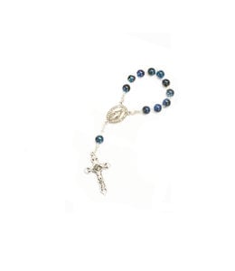 Miraculous Medal Decade Rosary : Blue
