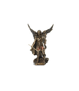 Collection Veronese Statue saint Gabriel résine bronze (23cm)