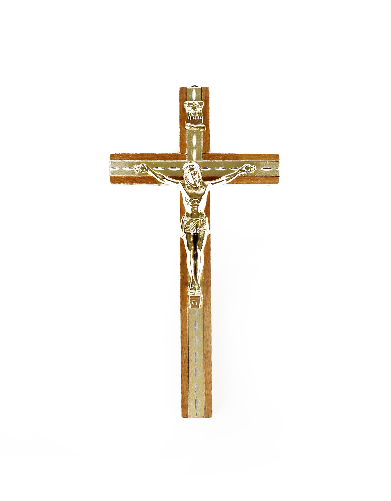 Wooden Wall Crucifix With Golden Corpus Gift Shop Saint Joseph S Oratory Of Mount Royal