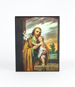 Plaque of Saint Joseph and the Christ Child