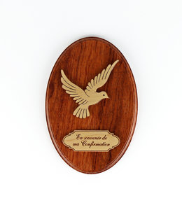 Confirmation plaque (french)