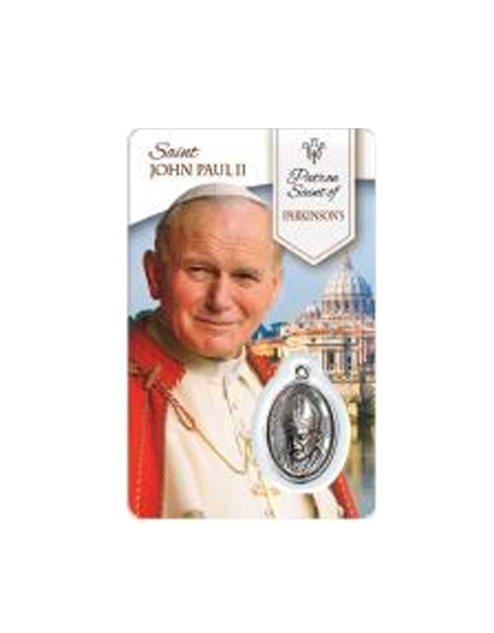 Medal Card of Saint John Paul II Gift Shop Saint Joseph’s Oratory
