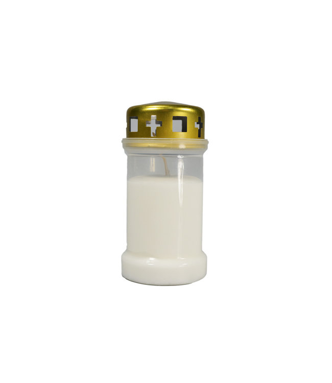 Votive candle with lid