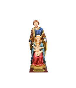 Statue sainte Famille en résine (27cm)