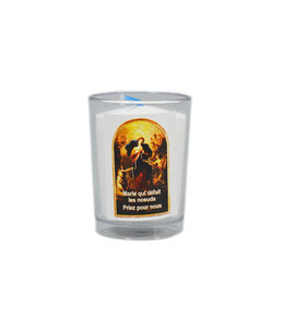 Chandelles Tradition / Tradition Candles Mary Undoer of Knots votive candle (french)