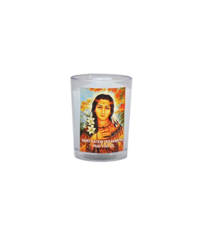 Chandelles Tradition / Tradition Candles Saint Kateri Tekakwitha votive candle